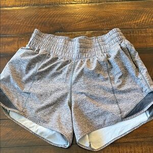 Lululemon Athletica Maroon Gray Women's Athletic Shorts